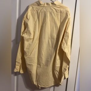 Ralph Lauren Button Down Long Sleeve Shirt Blake Mens XL Yellow 100% Cotton
